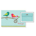 Bird Song Small Boxed Thank You Note Cards
